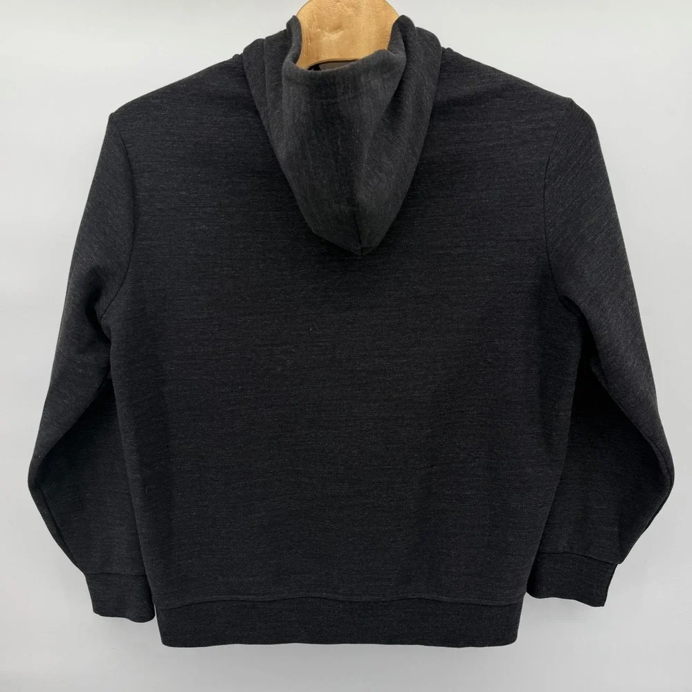 Polo Ralph Lauren Hoodie Mens XXL Charcoal Gray Full Zip Heathered Pony Logo